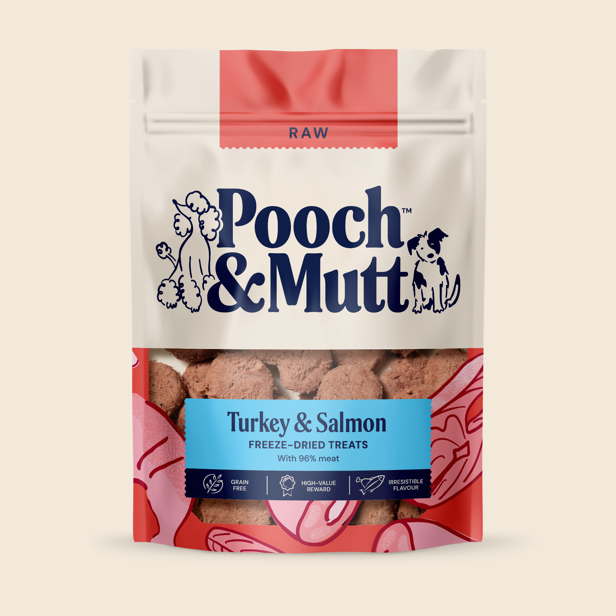 Turkey & Salmon Freeze Dried Dog Treats