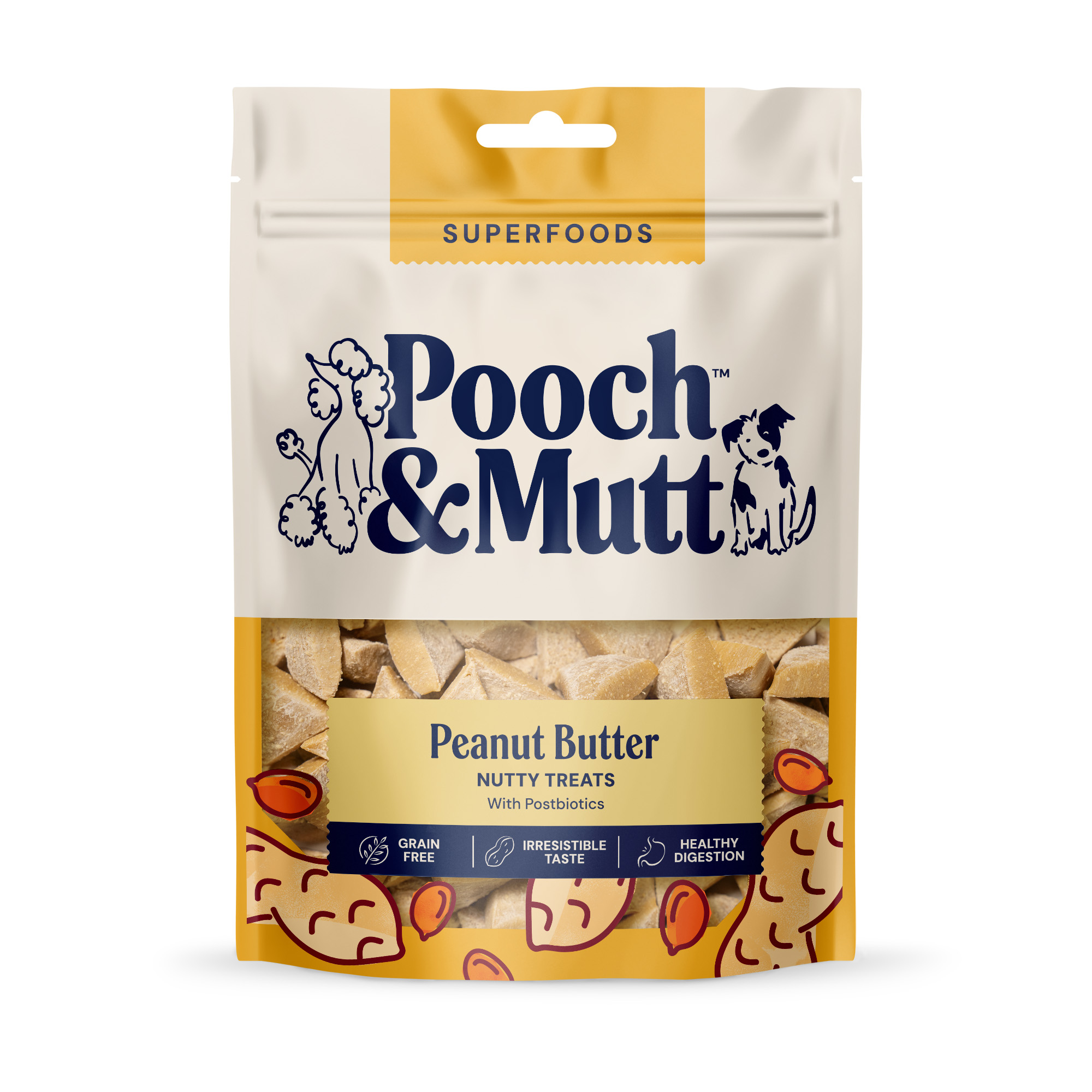 Pooch & Mutt Grain Peanut Butter Probiotic Nutty Treats Gift - Image 3