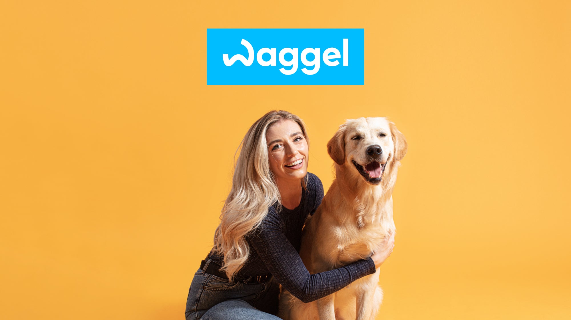 girl hugging golden retriever dog