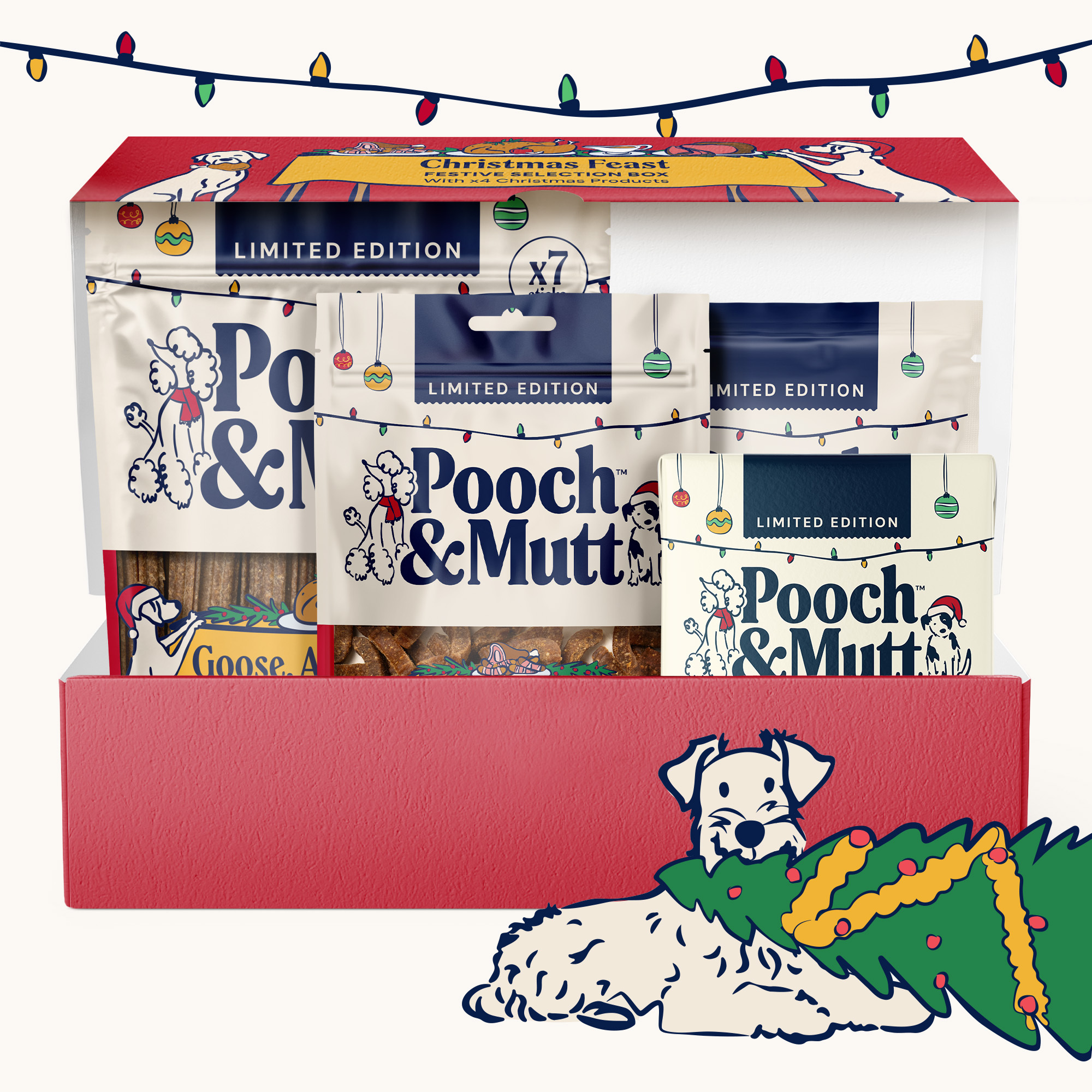 Christmas Dog Selection Gift Box