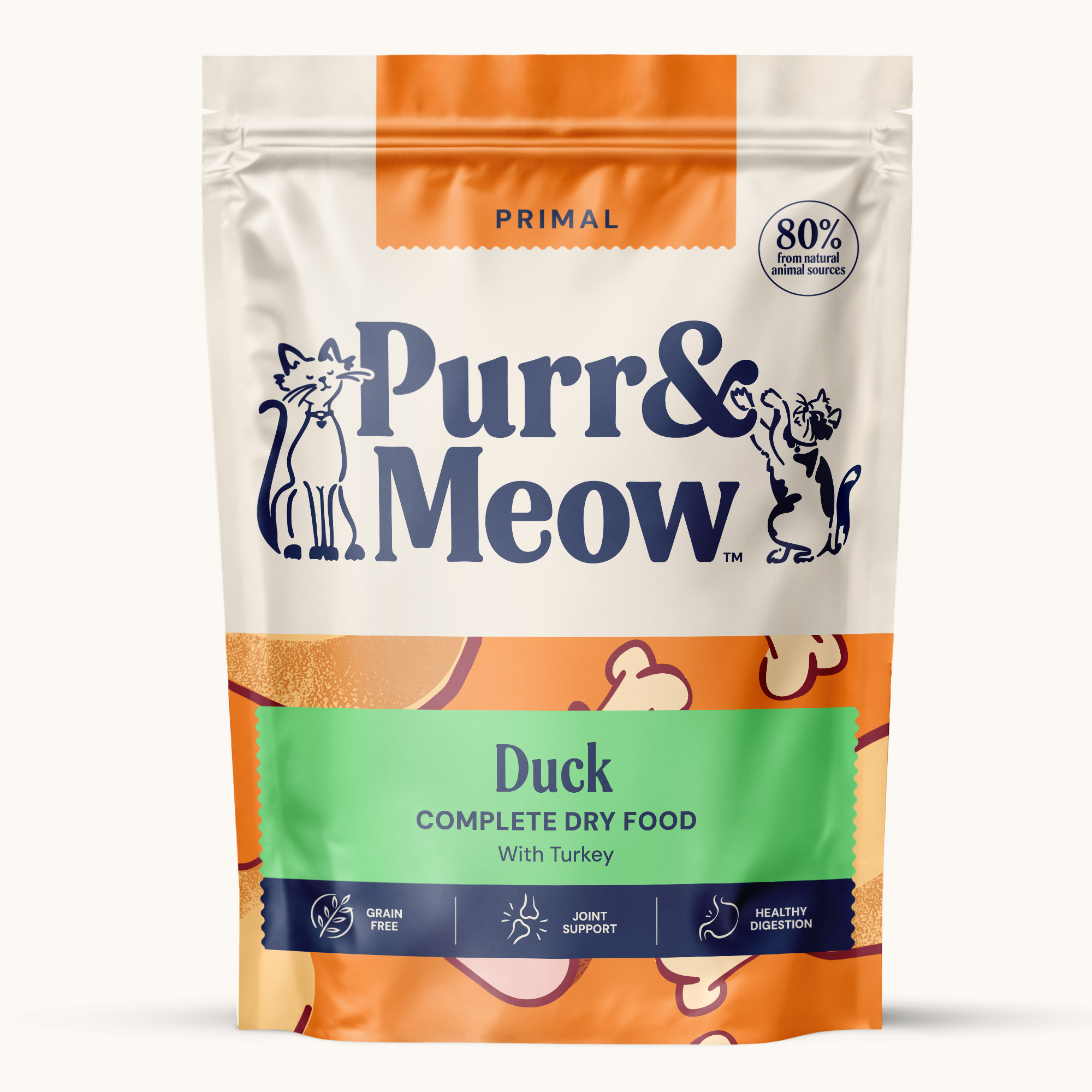 PURR&MEOW PRIMAL DRY FOOD DUCK WEB OP