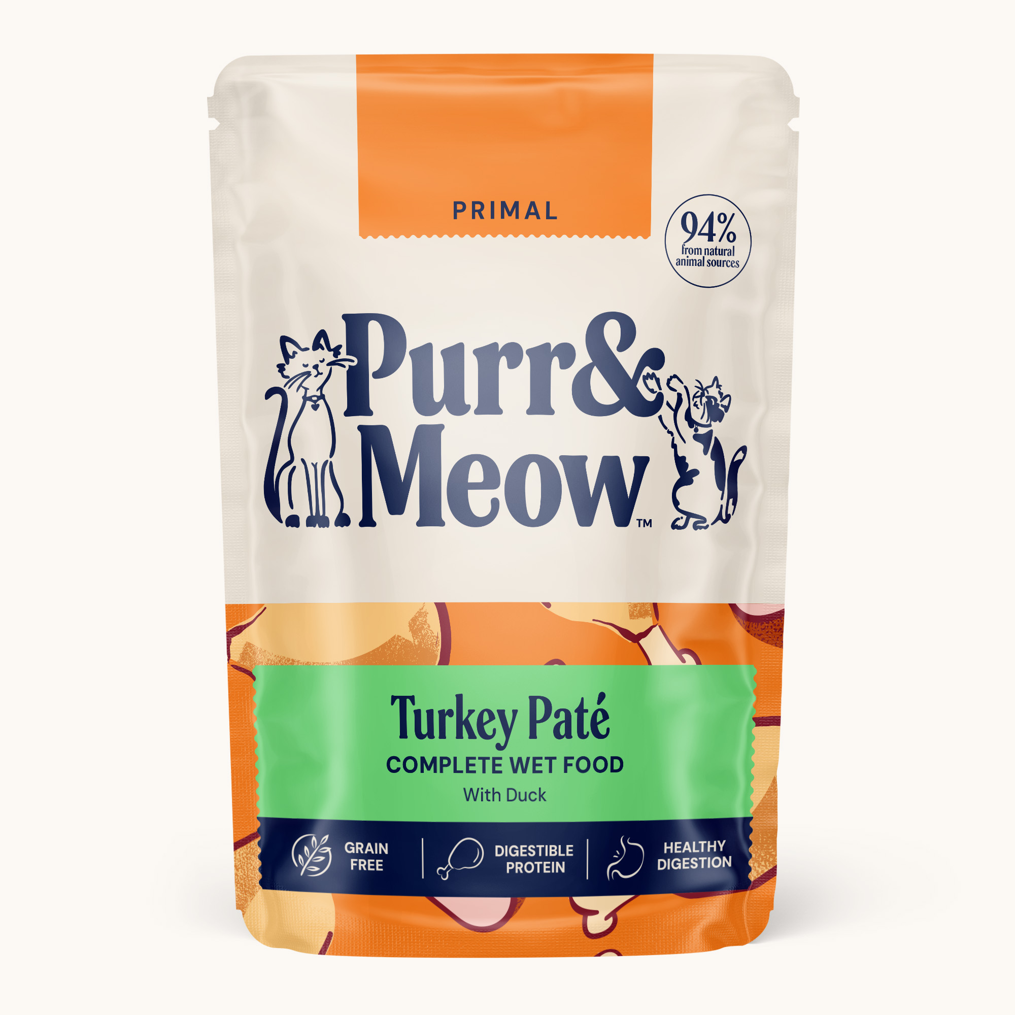 PRIMAL WET FOOD TURKEY PATE 85g 2000x2000 WEB OP