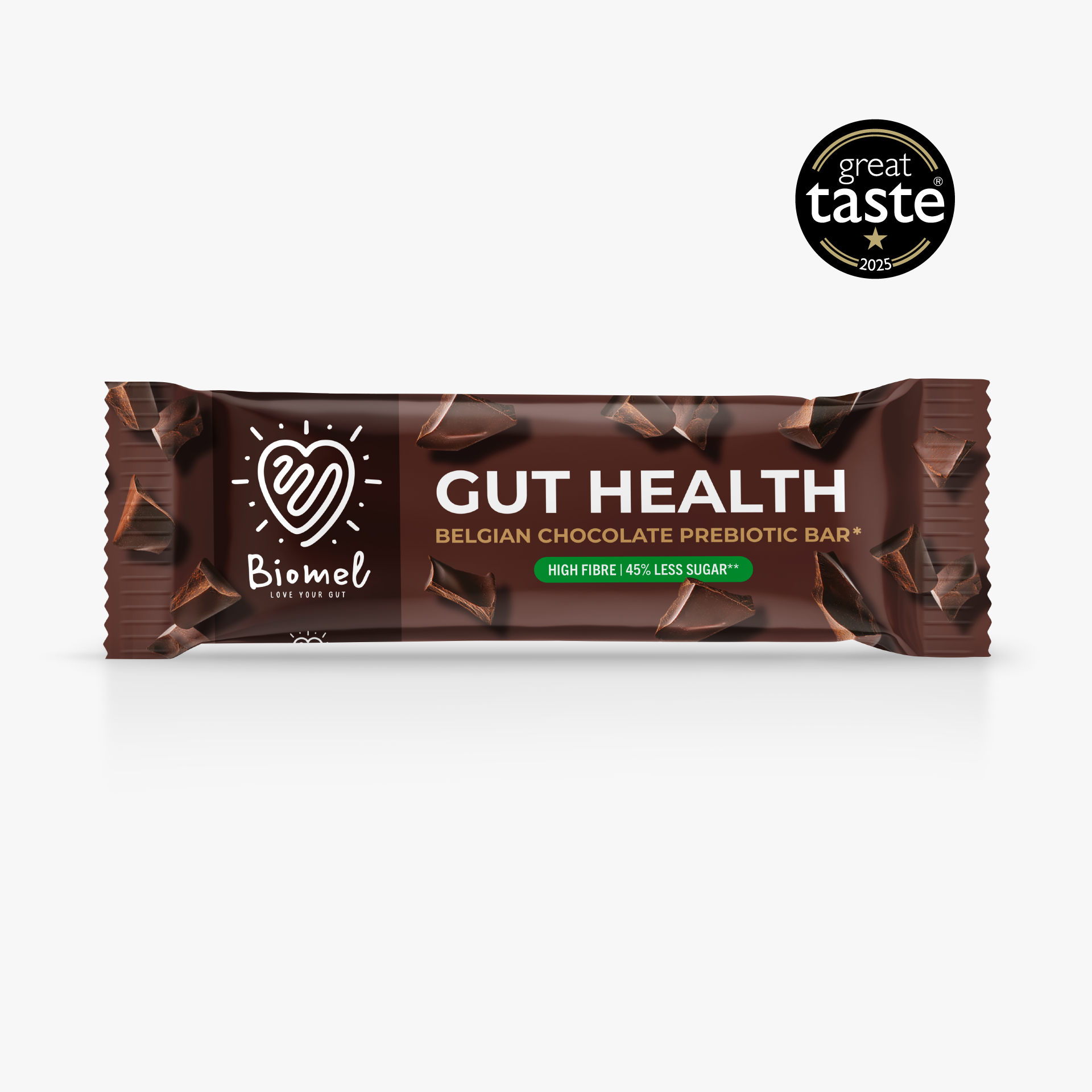 Biomel Belgian Chocolate Prebiotic Bar For Humans