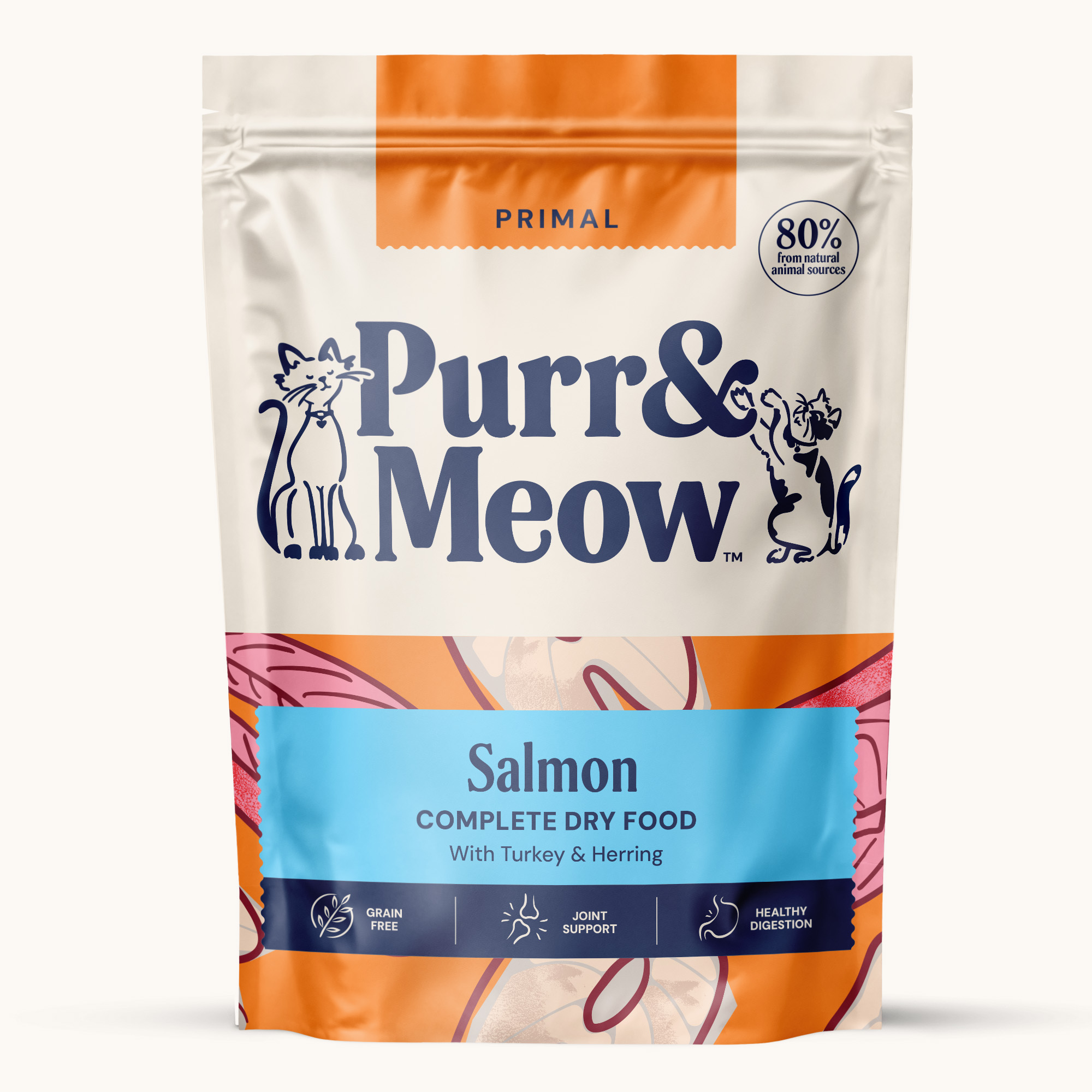 PURR&MEOW PRIMAL DRY FOOD SALMON WEB OP