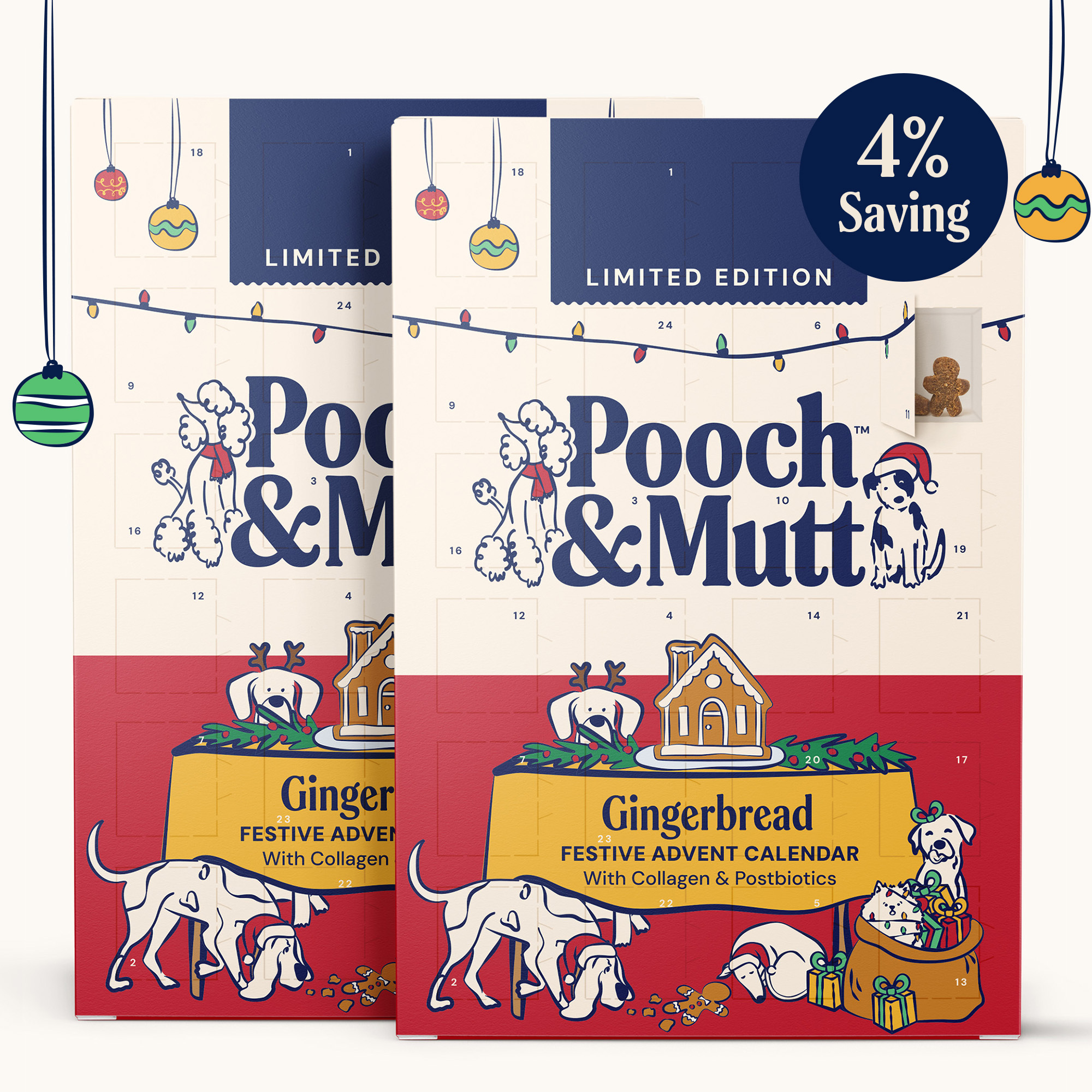 Gingerbread Advent Calendar For Dogs 2026 Bundle