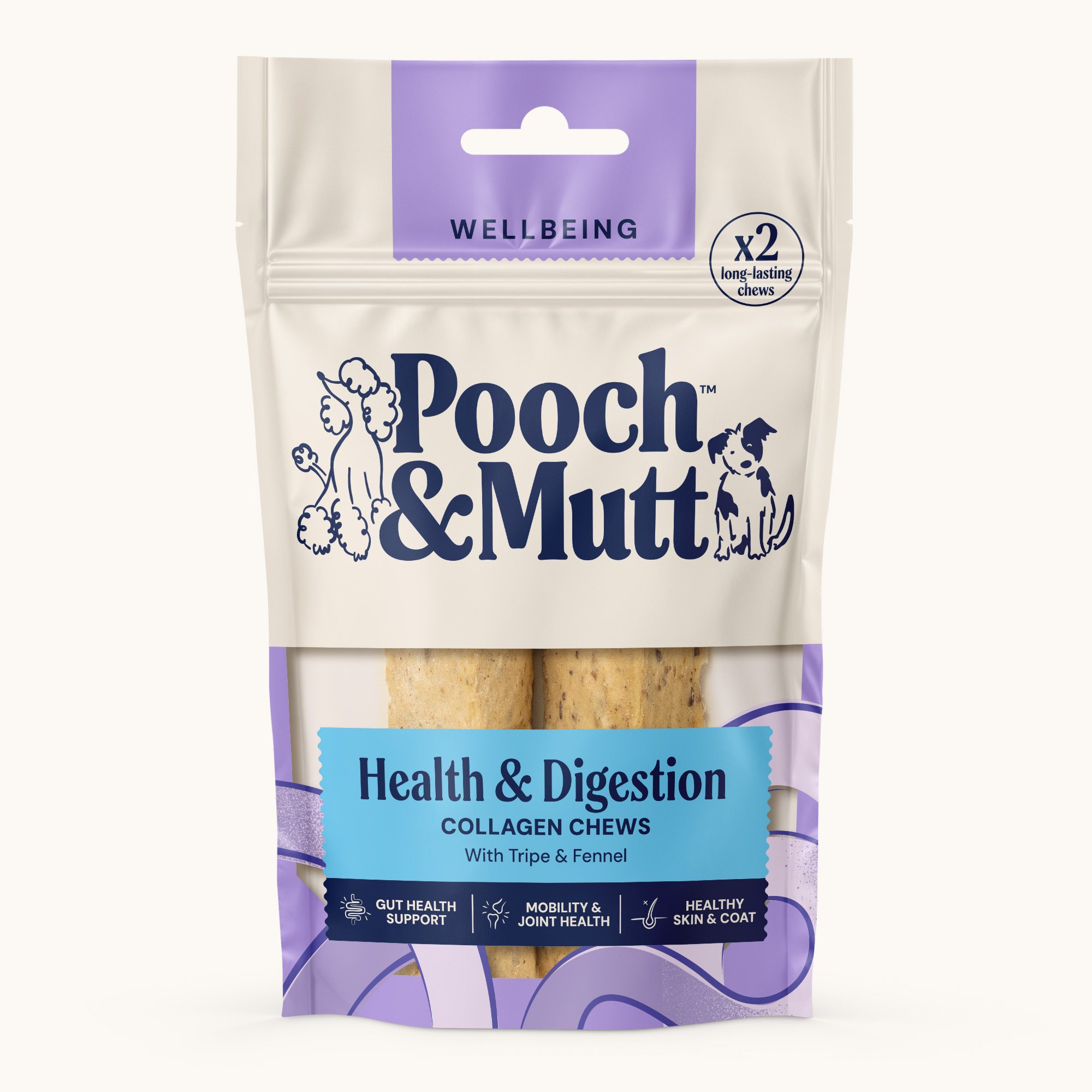 WELLBEING COLLAGEN CHEWS HEALTH & DIGESTION 110g 2000x2000 WEB OP