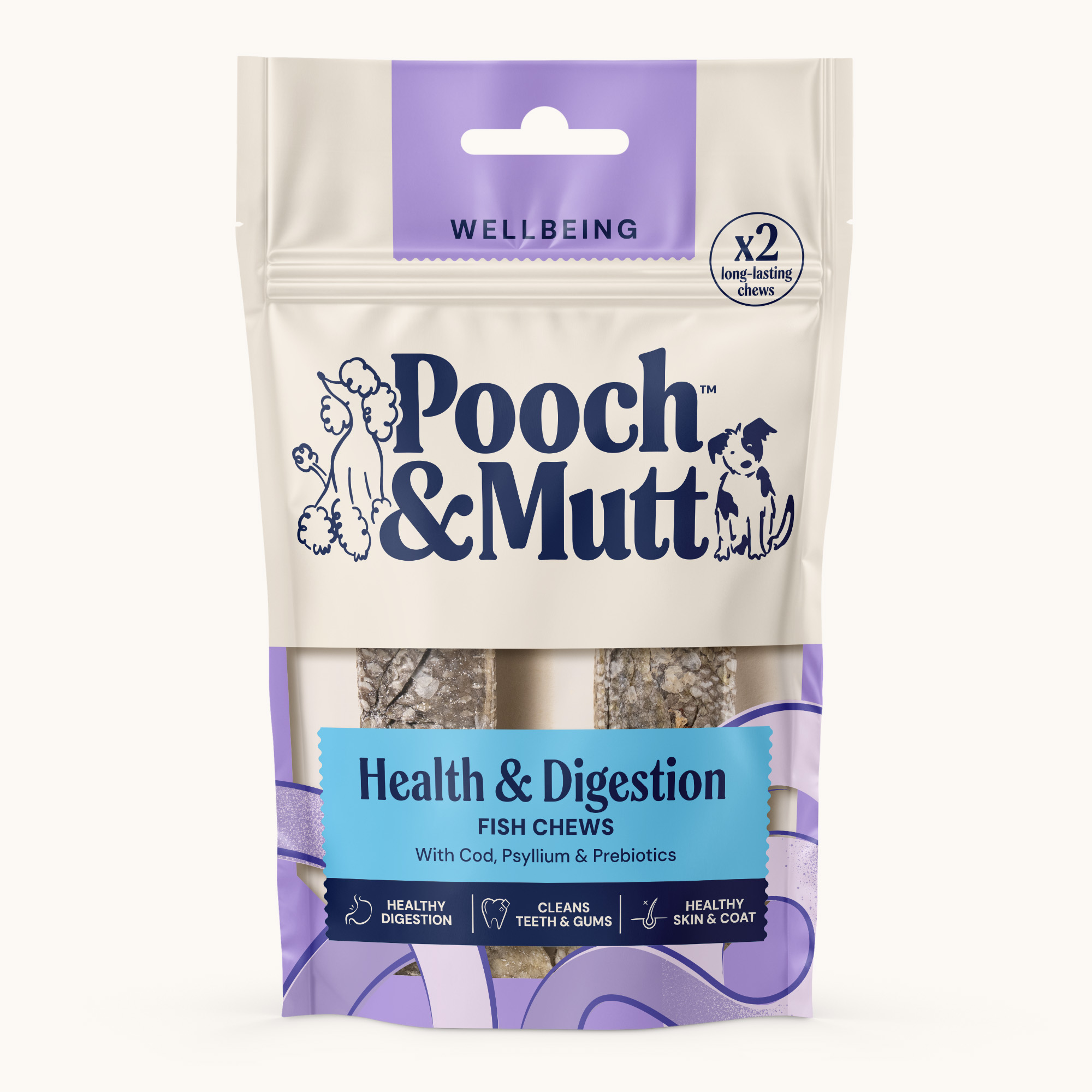 WELLBEING FISH CHEWS HEALTH & DIGESTION 90g 2000x2000 WEB OP