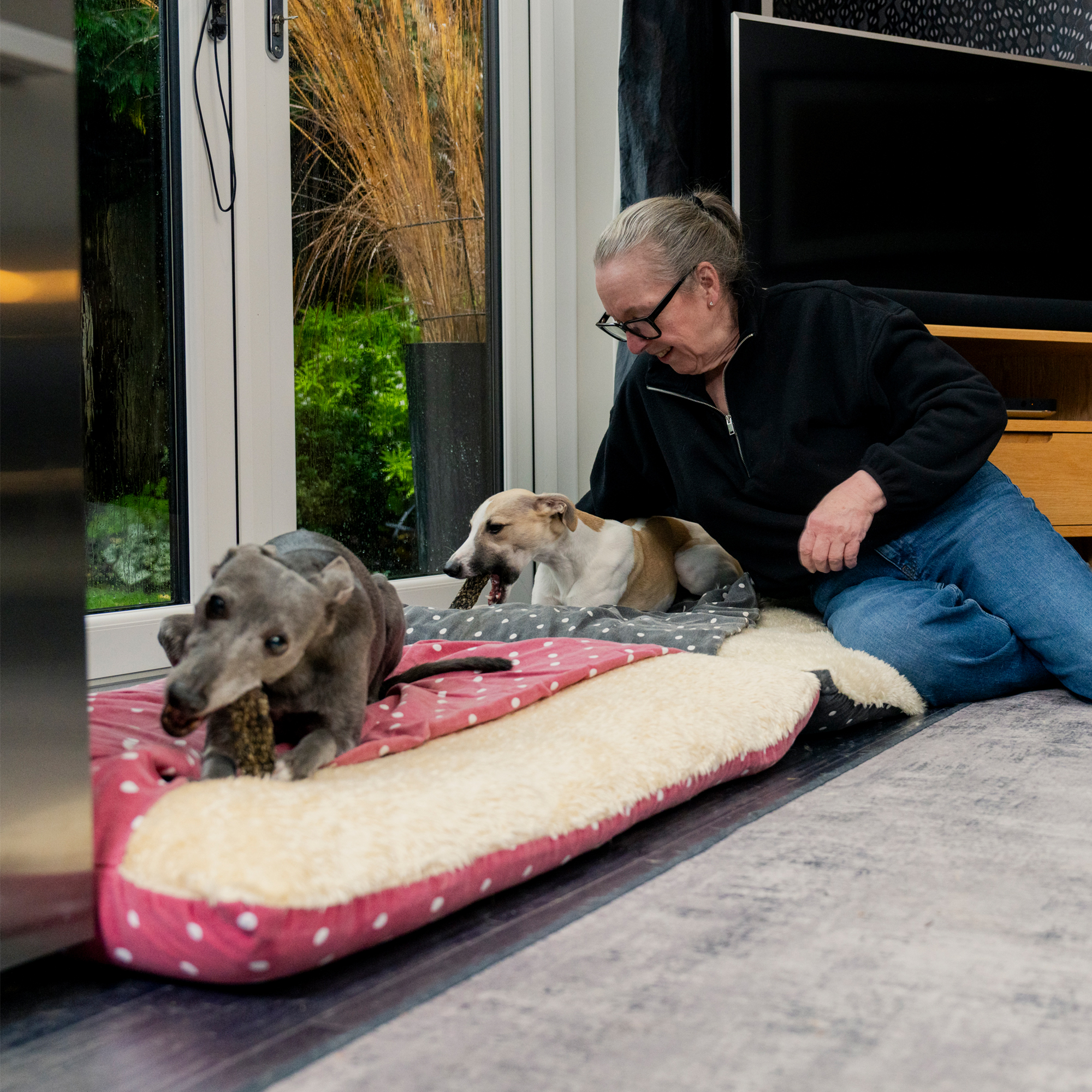 Calming Fish Hide Chews CHEW90CALM lifestyle