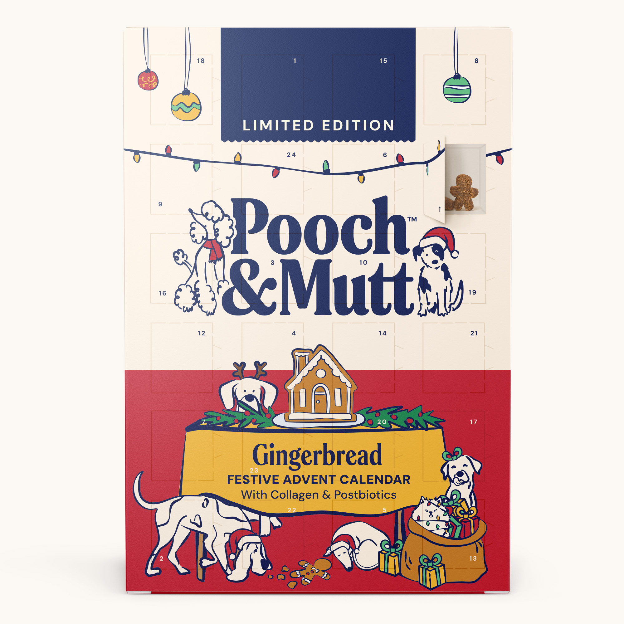 SEASONAL CHRISTMAS ADVENT CALENDAR OPEN DOOR GINGERBREAD XXX G 2000X2000 WEB OP