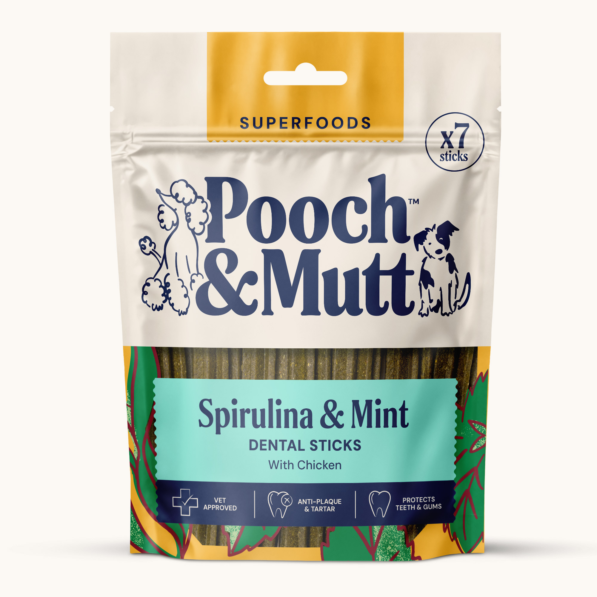 SUPERFOODS DENTAL STICKS SPIRULINA & MINT 251g 2000X2000 WEB OP