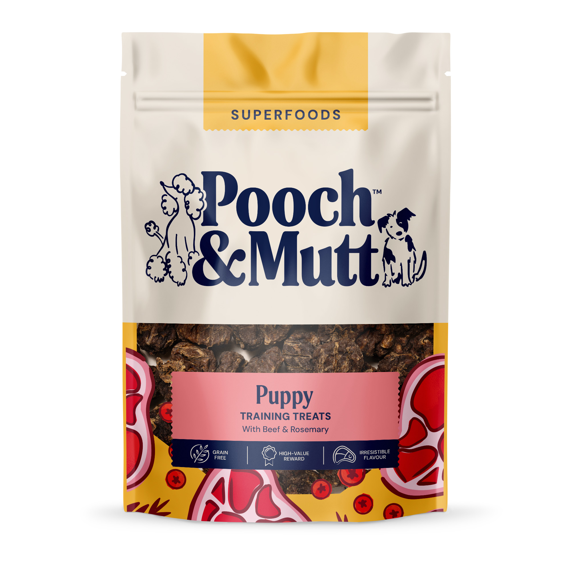 Pooch & Mutt Puppy Beef Jerky Training Treat