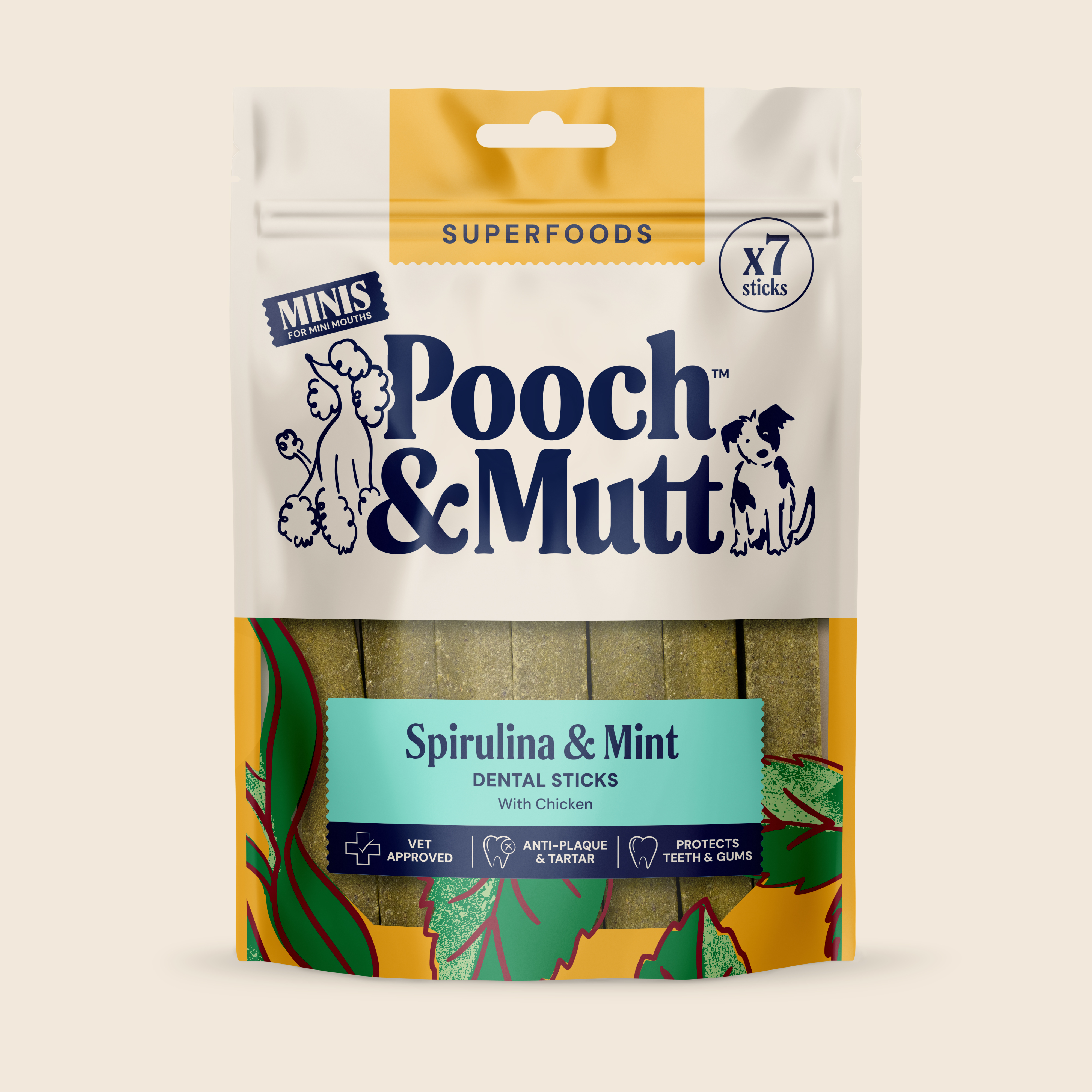 Superfood Dental Sticks For Dogs Minis