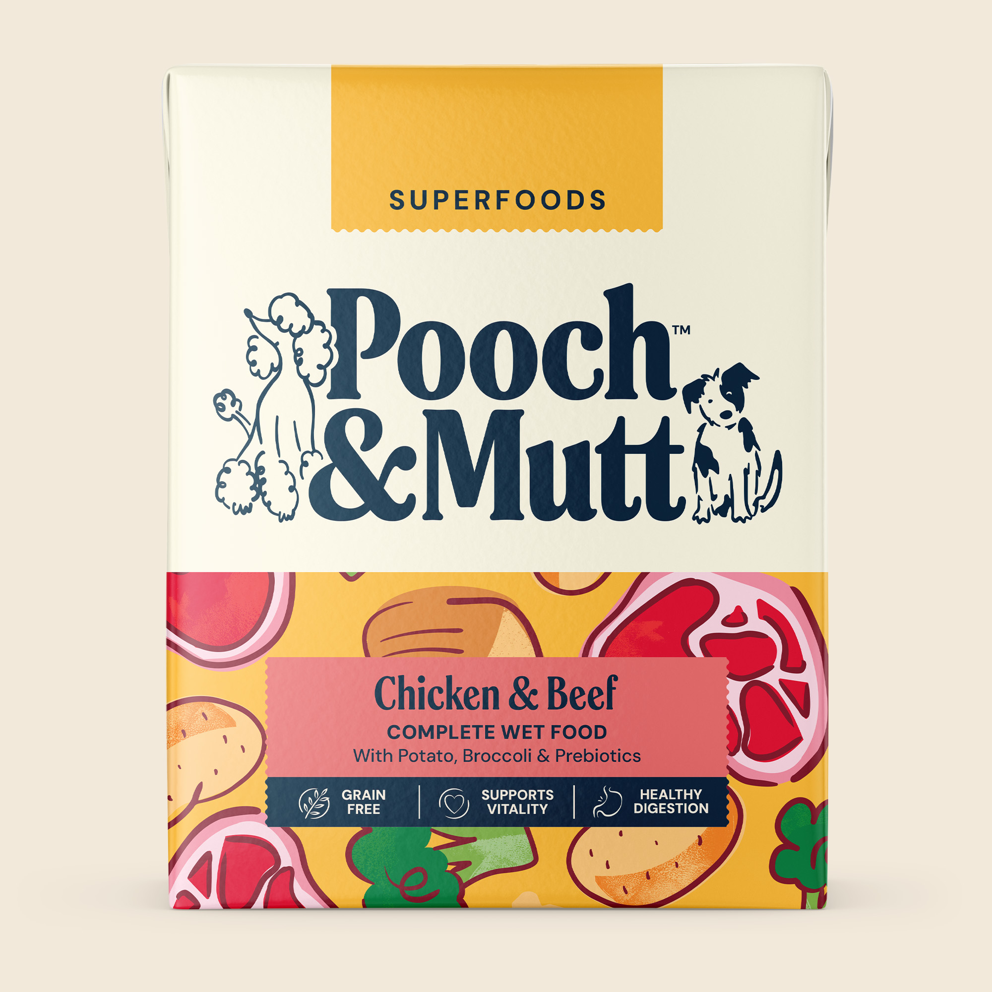 Chicken & Beef Wet Food TETRA375CB 1