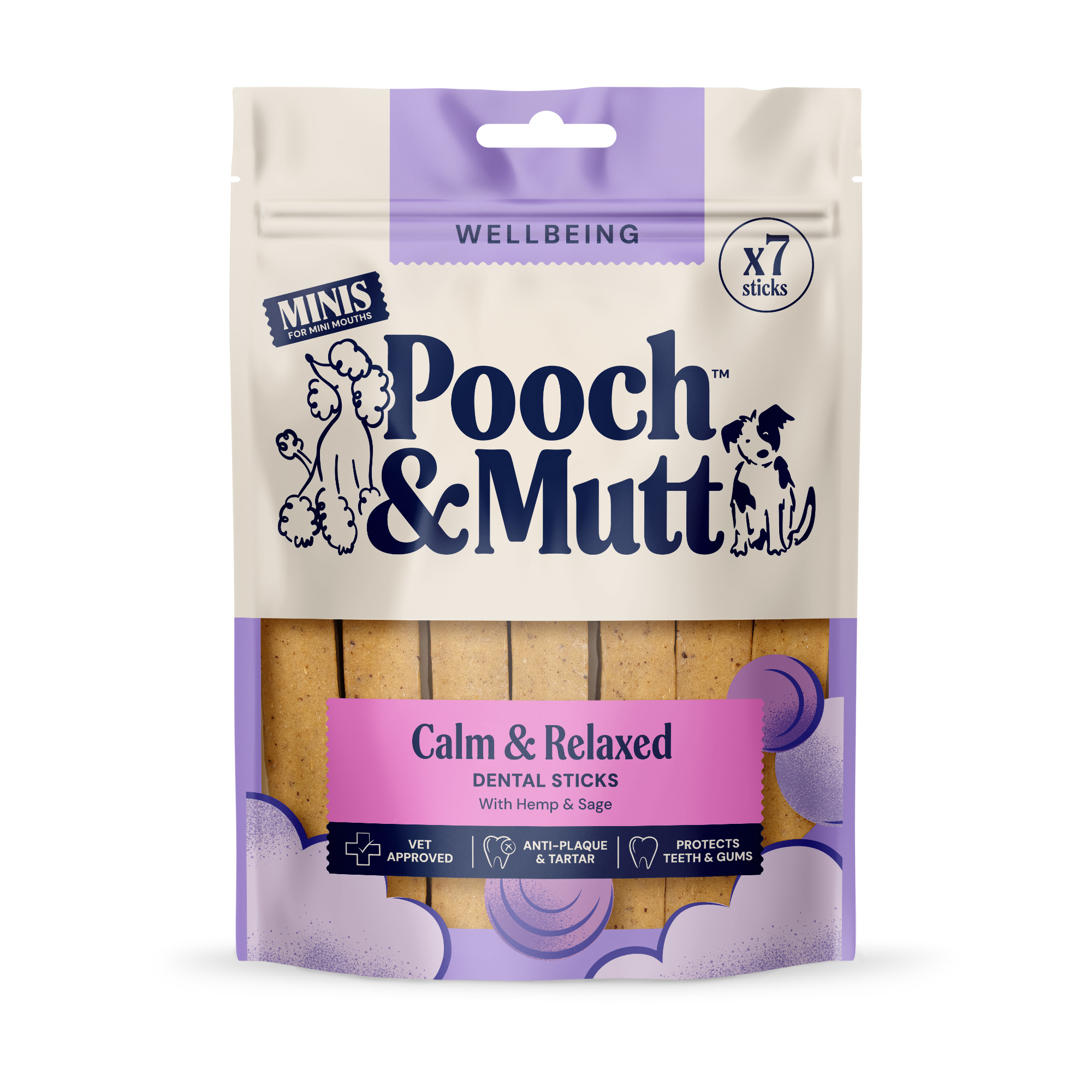 Pooch & Mutt Calming Dental Sticks For Dogs