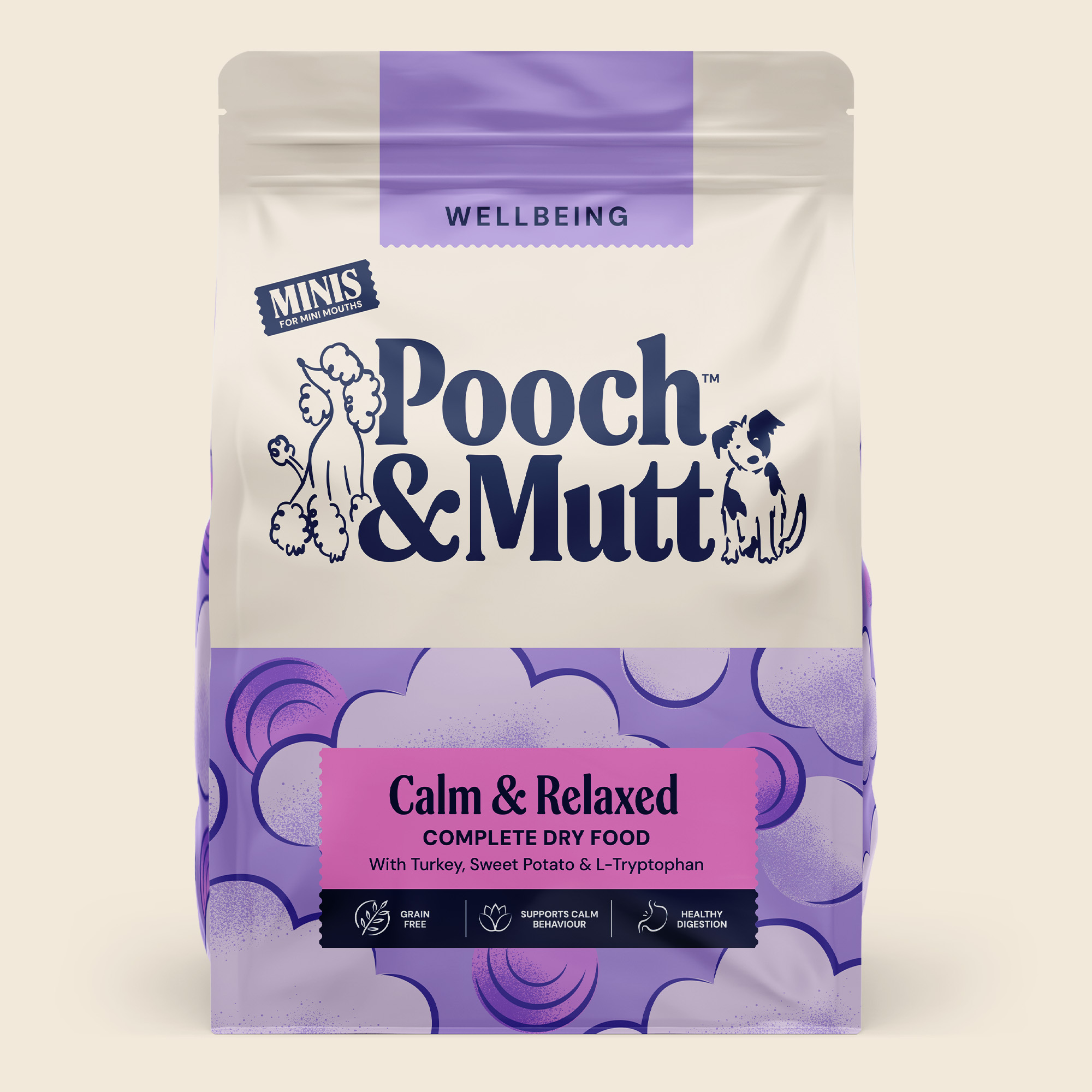 Calm & Relaxed Dry Food FOOD2CALMSML 1