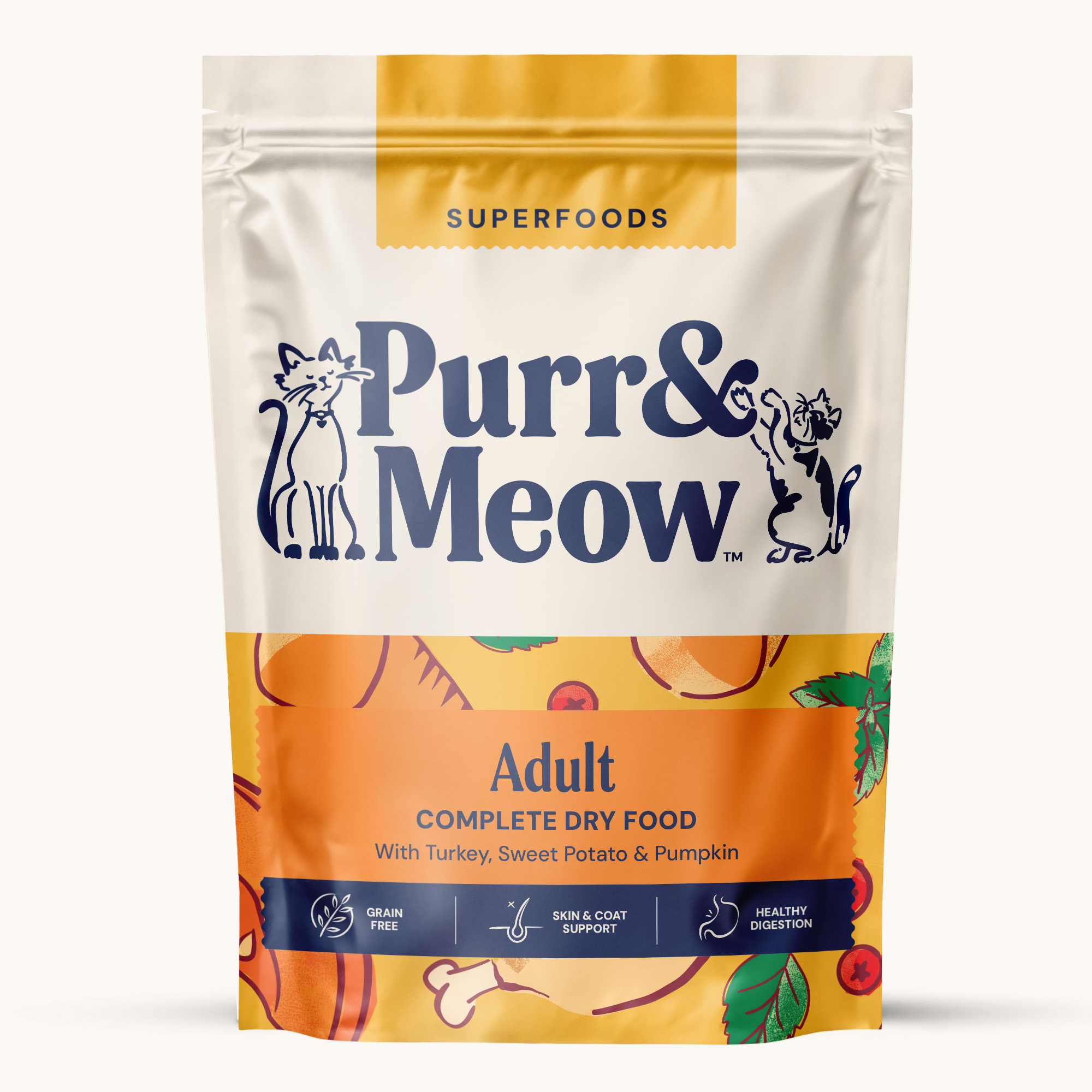 PURR&MEOW SUPERFOODS DRY FOOD ADULT WEB OP