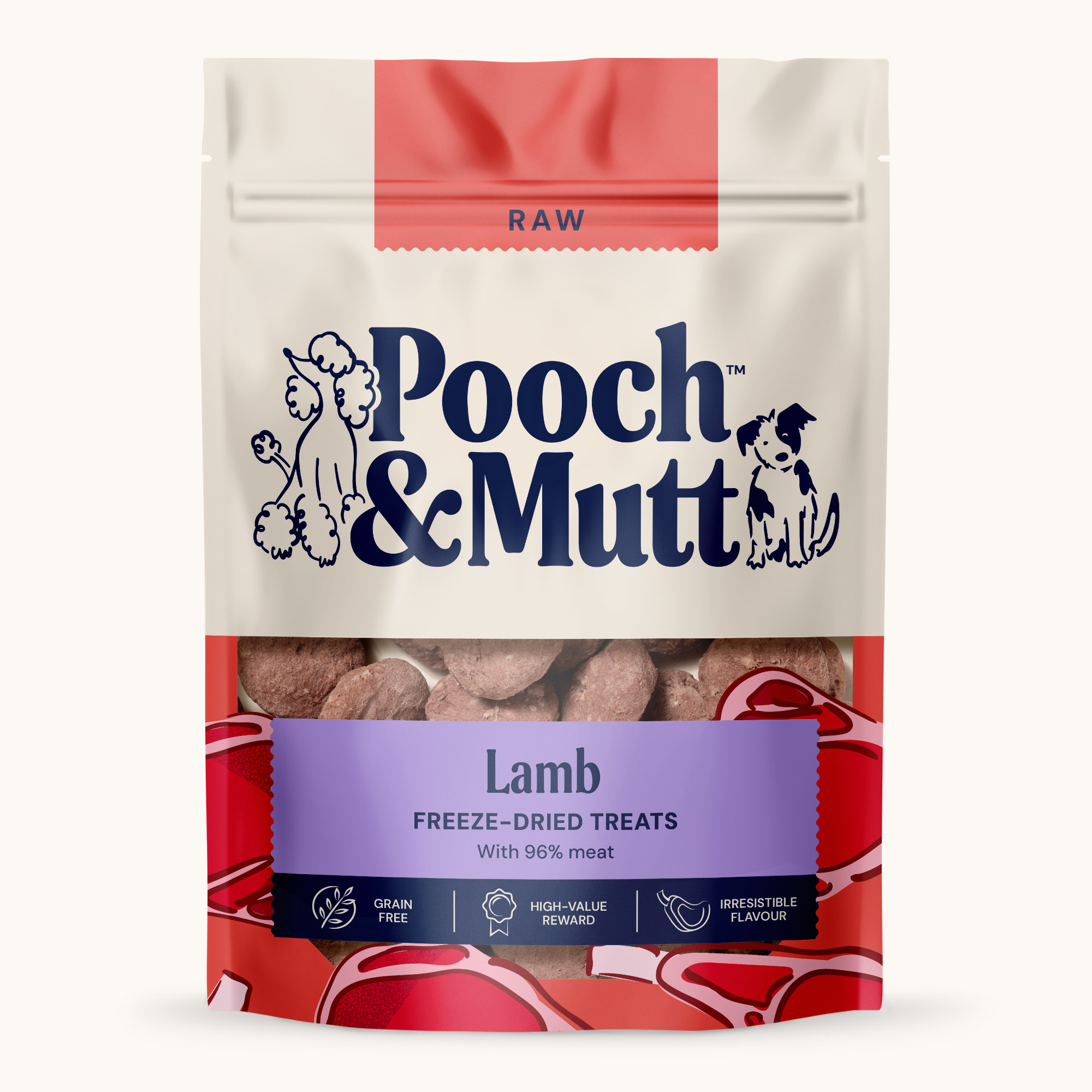 RAW FREEZE DRIED LAMB TREAT 40g 2000x2000 WEB OP