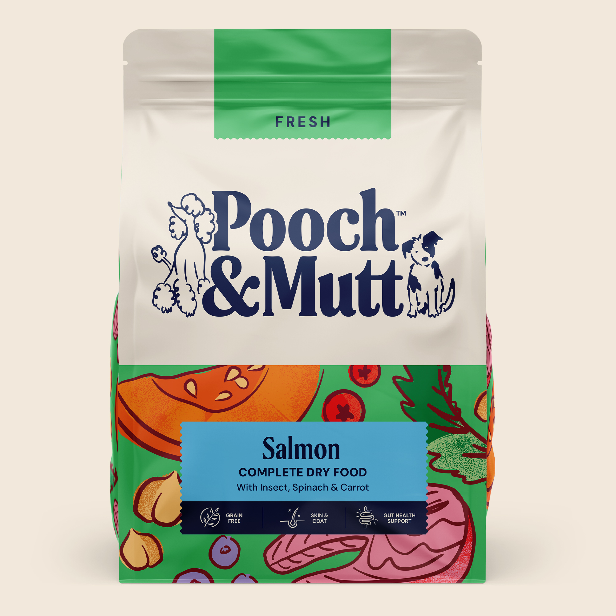 Single Protein Fresh Salmon Dry Food 2kg