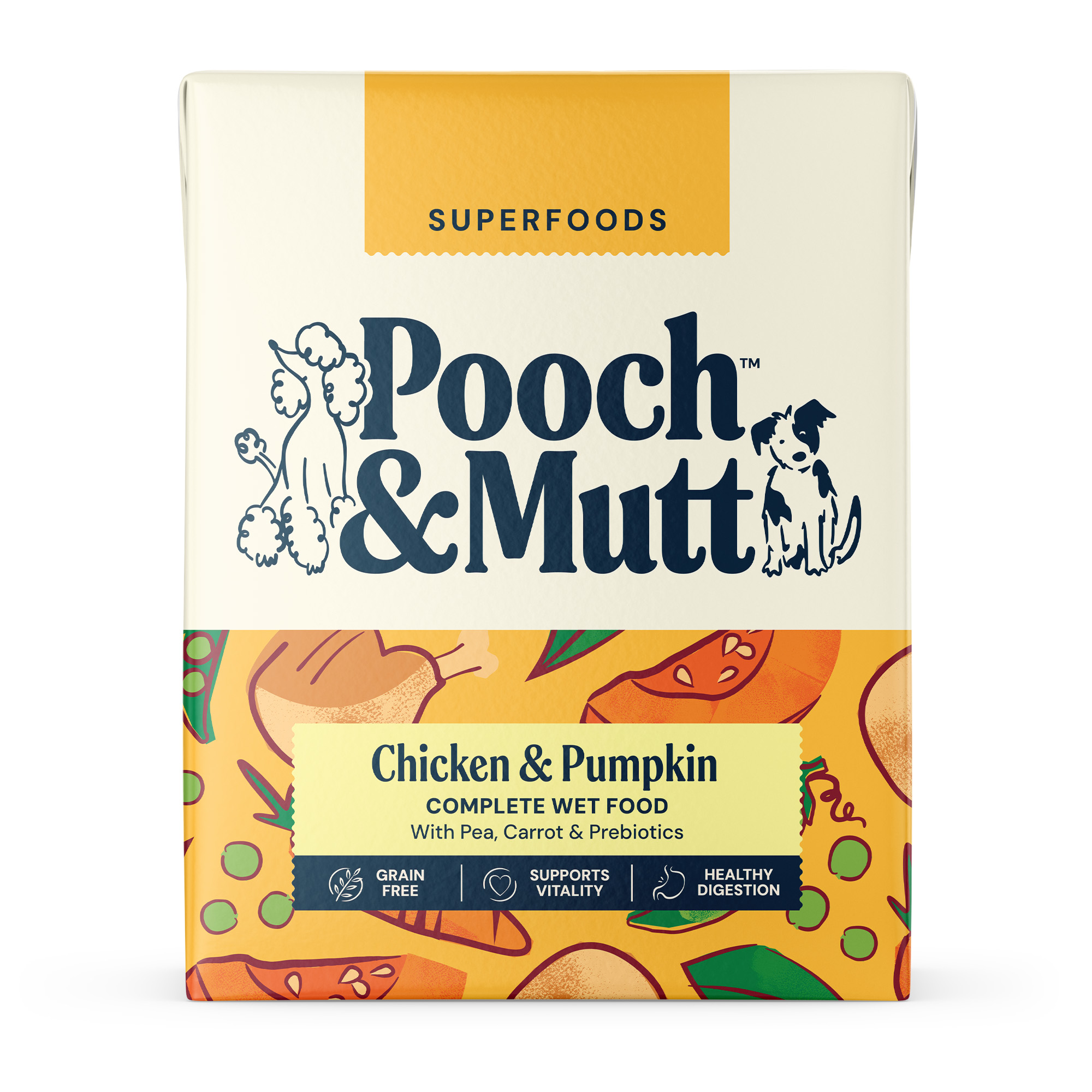 Pooch & Mutt Chicken, Pumpkin & Pea Wet Dog Food