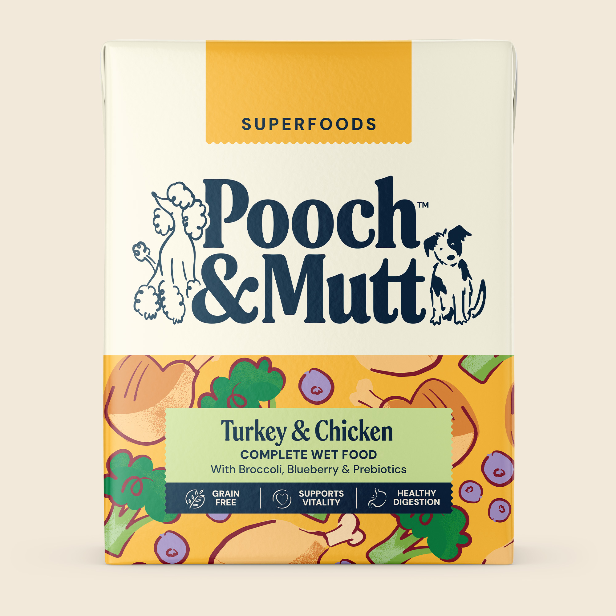 Turkey & Chicken Wet Food TETRA375TC 1