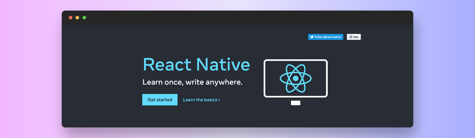 React Native Docs Screenshot