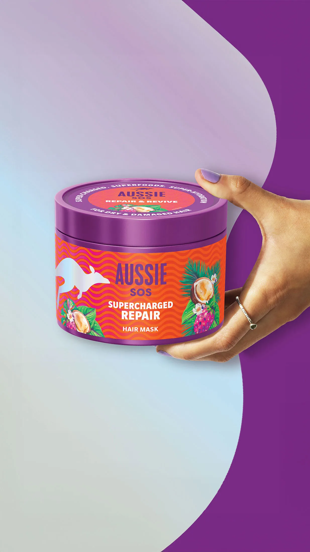 Aussie Supercharged Repair Mascarilla