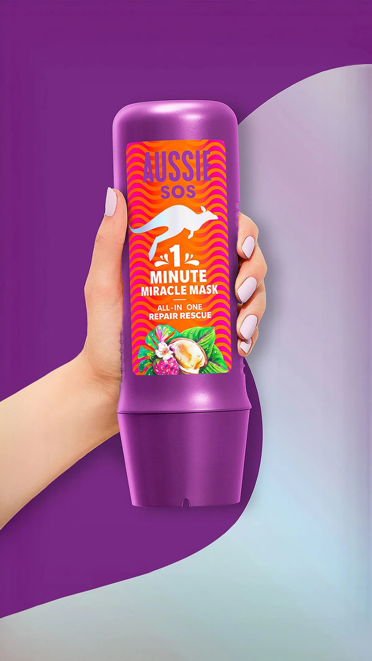 Aussie SOS 1 Minute Miracle Repair Rescue Mascarilla