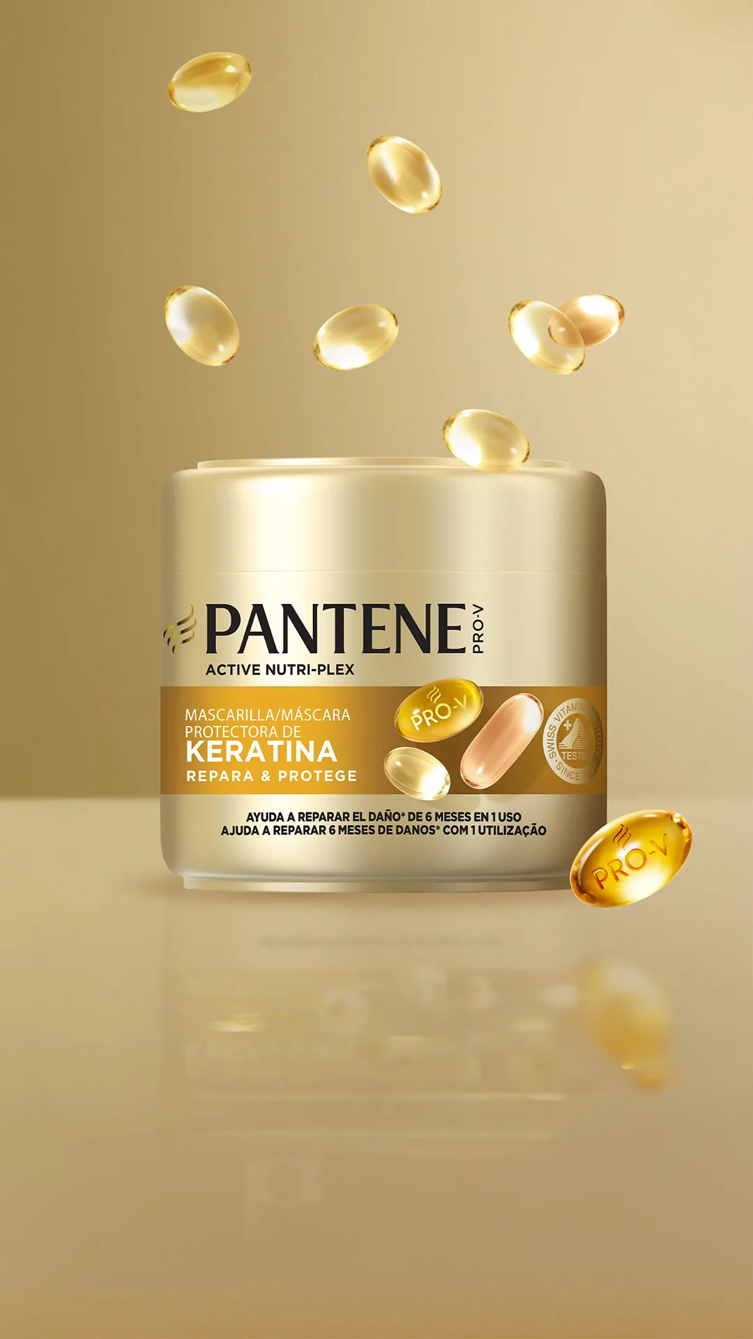 Pantene Pro-V Repara & Protege Mascarilla Capilar De Keratina