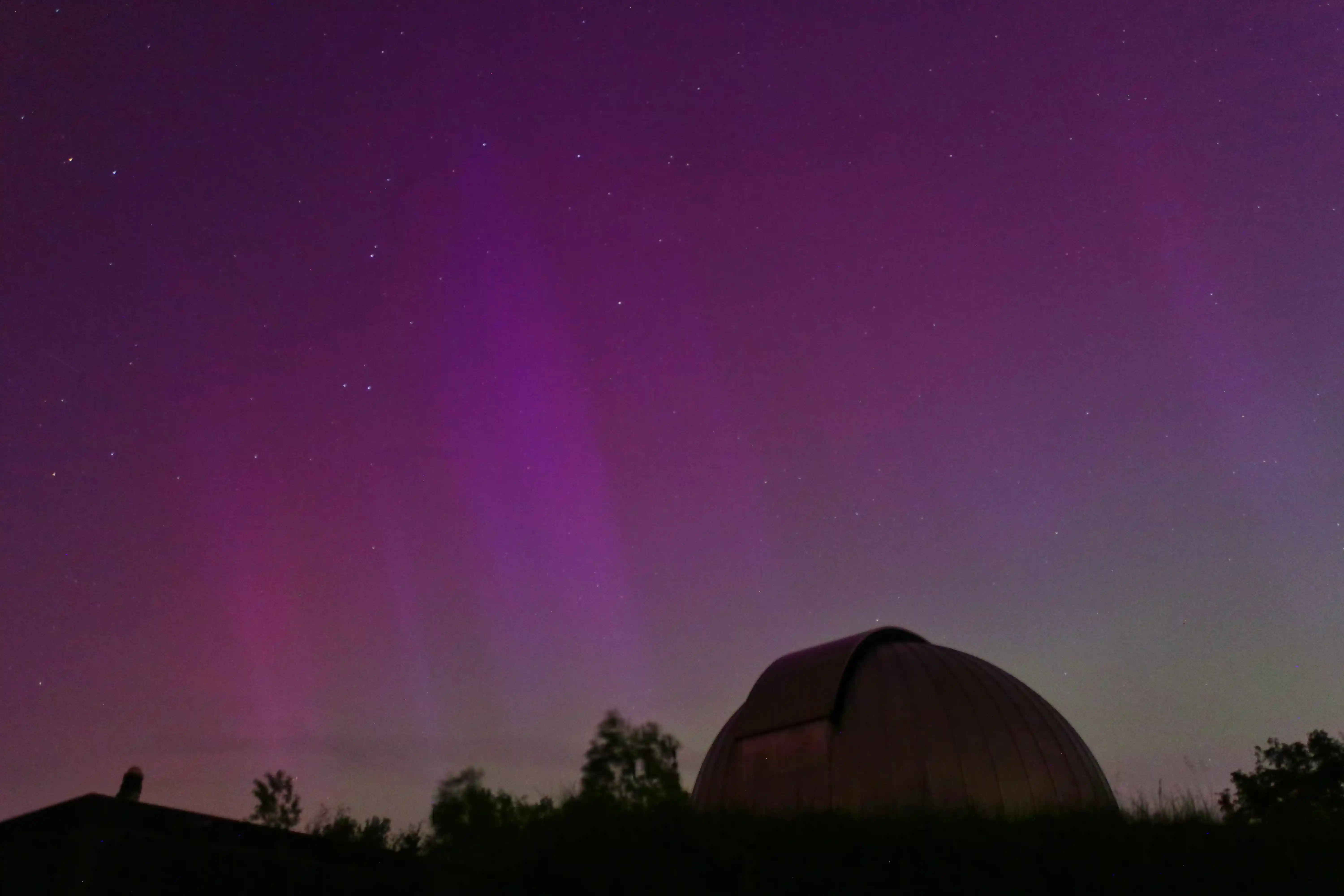 Noorderlicht boven copernicus