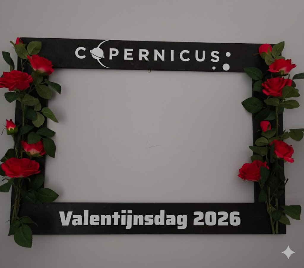 Bord voor foto valentijnsdag
