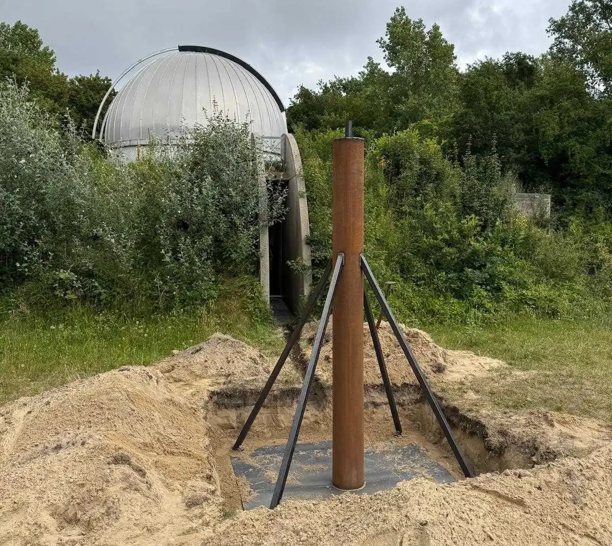 Radiotelescoop fundering