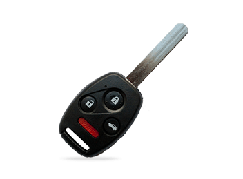 Car key with 3 buttons