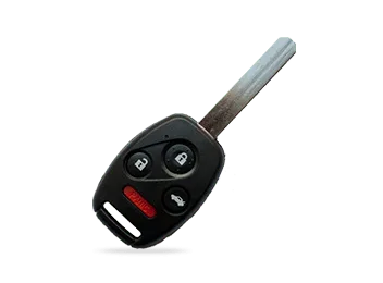 Car key with 3 buttons