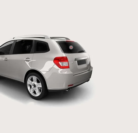 SUV seen from the rear