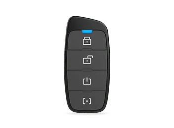 Clef éléctronique de voiture avec 4 boutons