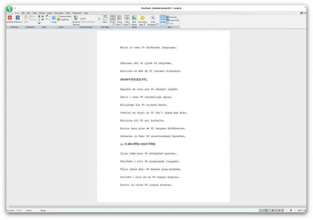 final draft software