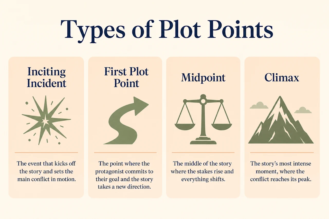 Plot Points: Definition, Types & Examples in Storytelling - Squibler ...