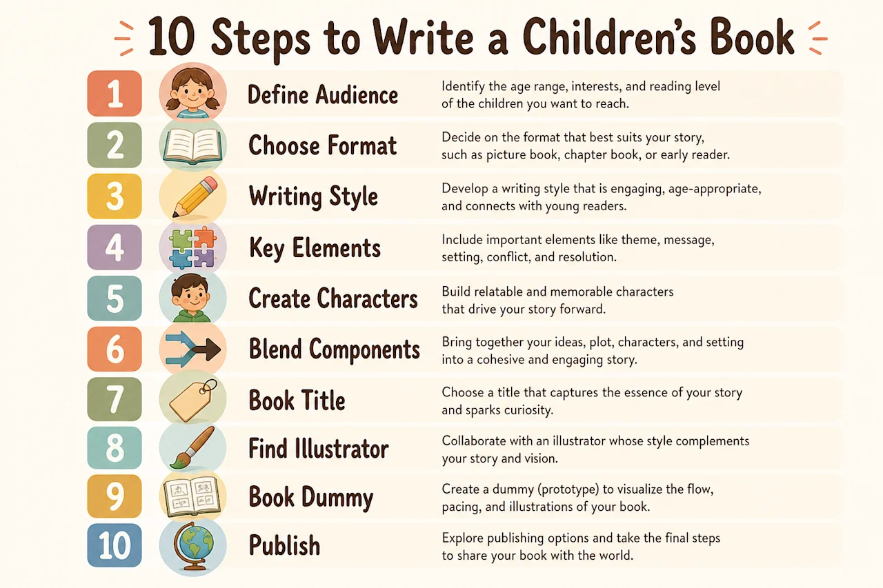 How to Write a Children’s Book in 10 Steps [+Free Template I Suggest to ...
