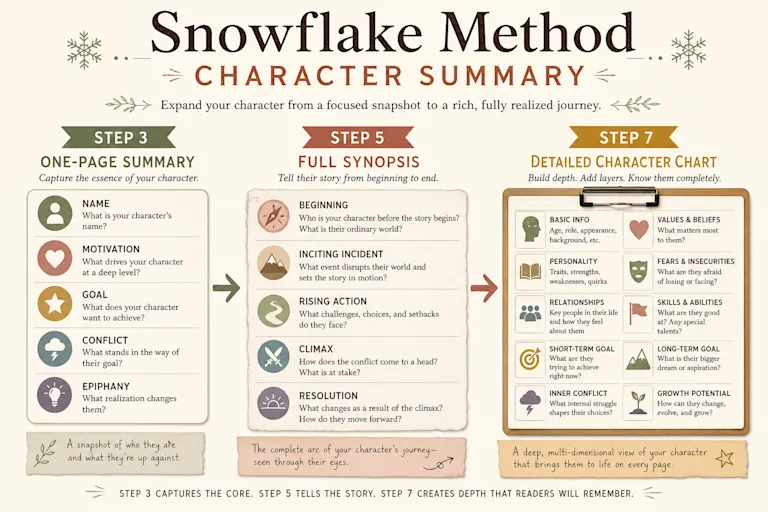 The Snowflake Method: Outline a Novel in 10 Steps - Squibler Learning ...