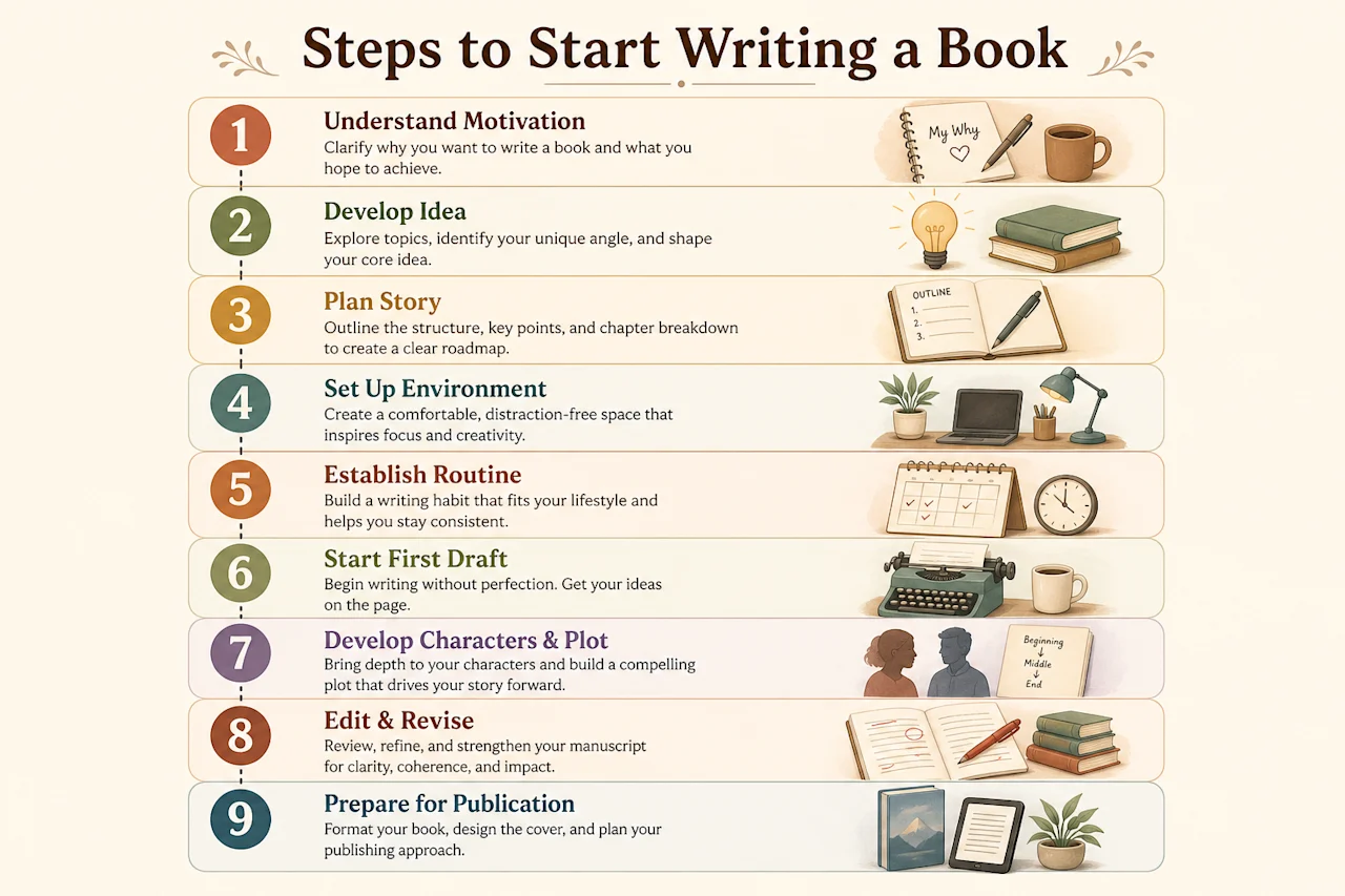How to Start Writing a Book - Squibler Learning Center