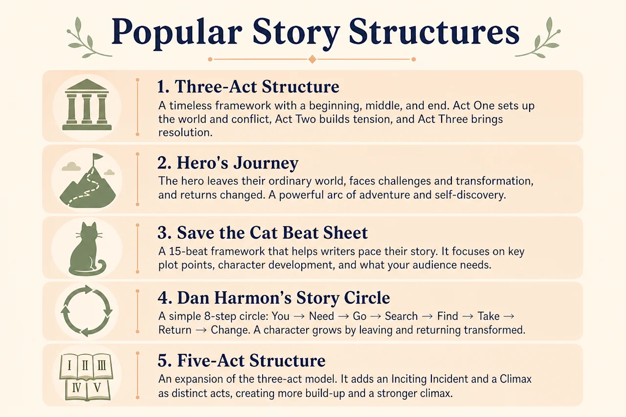 Story Structure: Create One That Works [With Examples] - Squibler ...