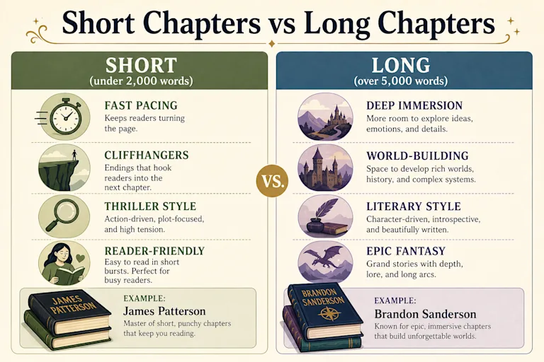 How Many Words in a Chapter: My Genre-by-Genre Breakdown - Squibler ...