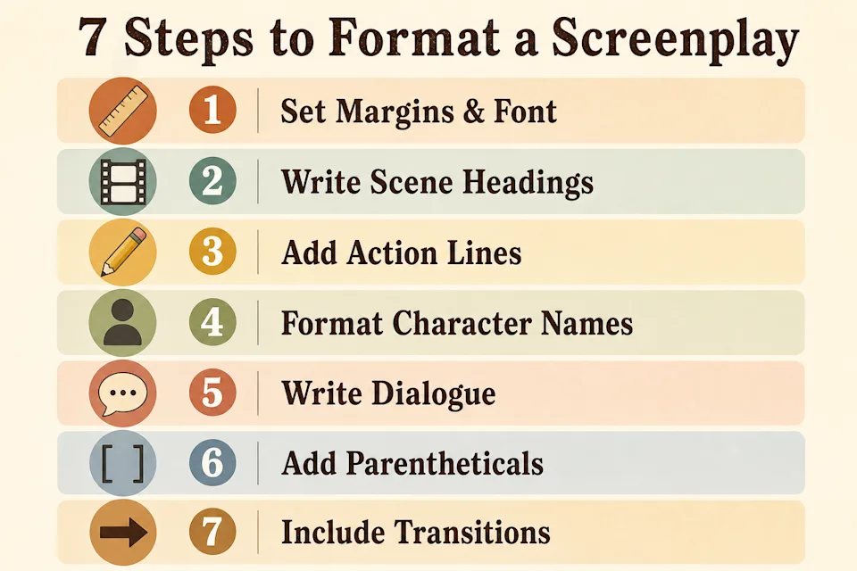How to Format a Screenplay in 7 Simple Steps - Squibler Learning Center