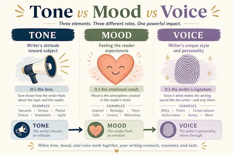 Types of Tone in Writing: My Guide with Examples - Squibler Learning Center