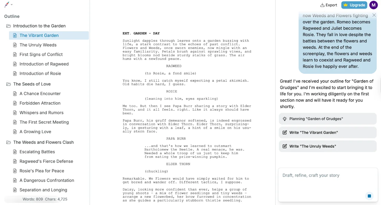 Let’s Get Started: Generating Your Screenplay - Squibler Knowledge Center