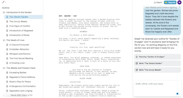 Let’s Get Started: Generating Your Screenplay - Squibler Knowledge Center