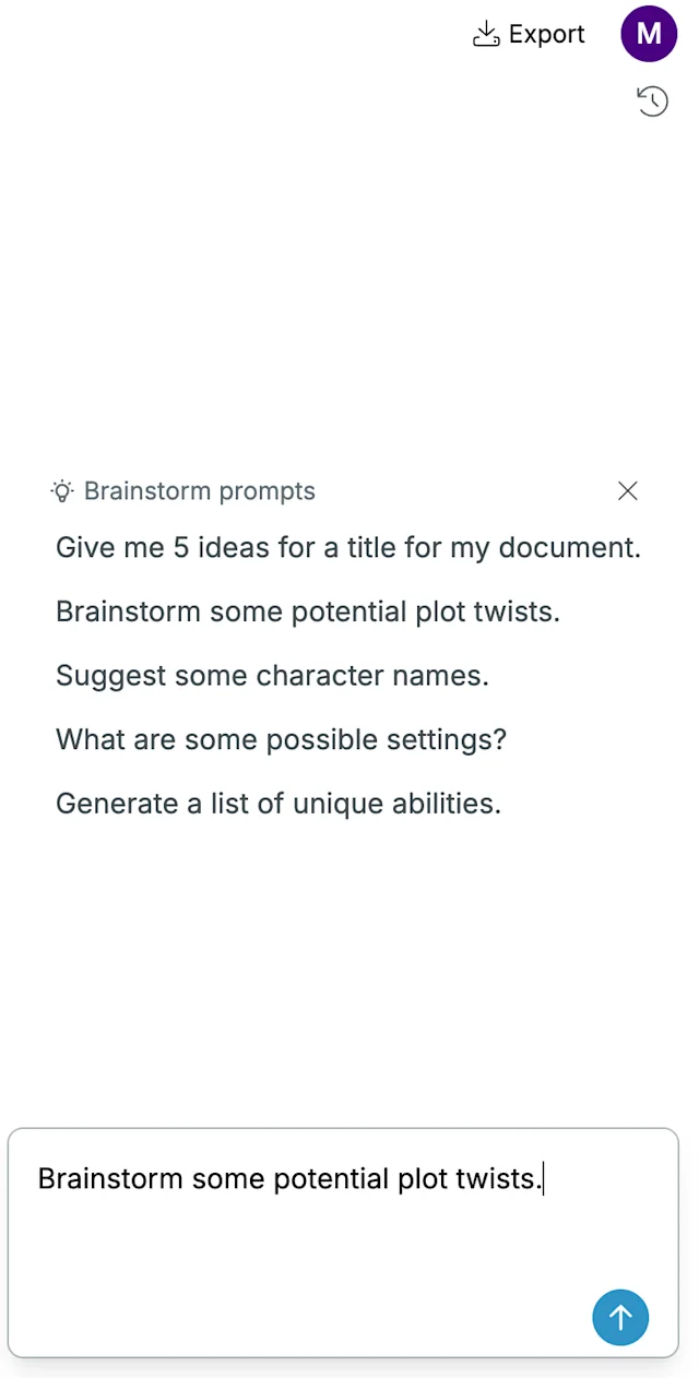 How to Use the Brainstorm Function - Squibler Knowledge Center