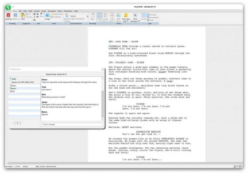 final draft review