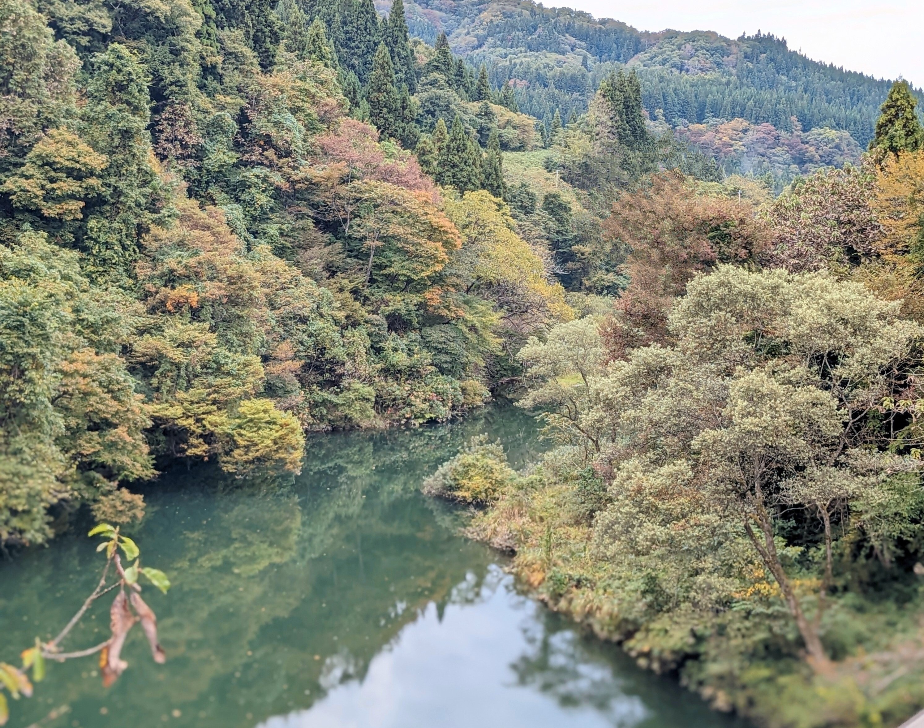 只見川の紅葉 (1)