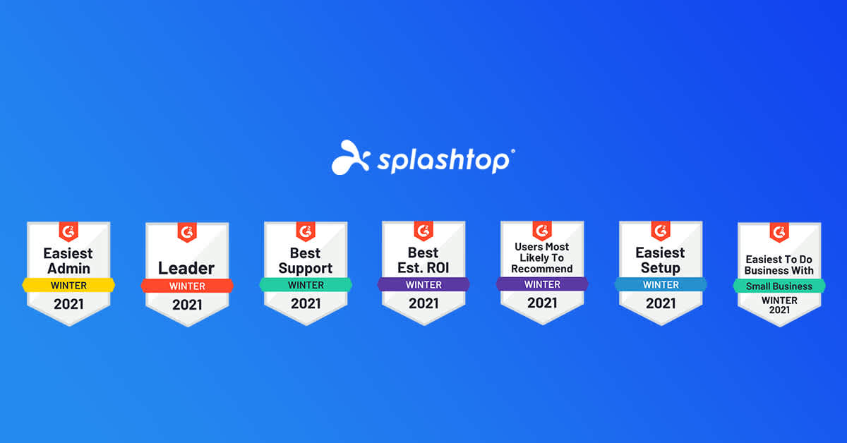 Splashtop ganhou o Melhor Software de Suporte Remoto de 2021